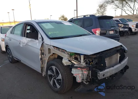 2018 Hyundai Ioniq Hybrid Sel from USA, damaged, VIN KMHC75LC6JU066358